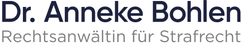 Dr. Anneke Bohlen Rechtsanwältin für Strafrecht